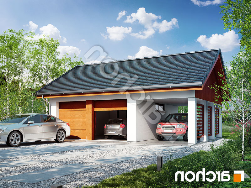 Nowoczesny Projekt Garaż 2 Stanowiskowy G22