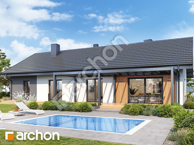 Dom w lipiennikach 6 (G) - wizualizacja 2