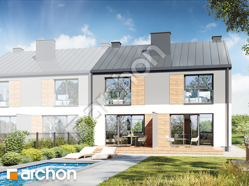 Dom w riveach 4 (R2BA) ver.2 - wizualizacja 2