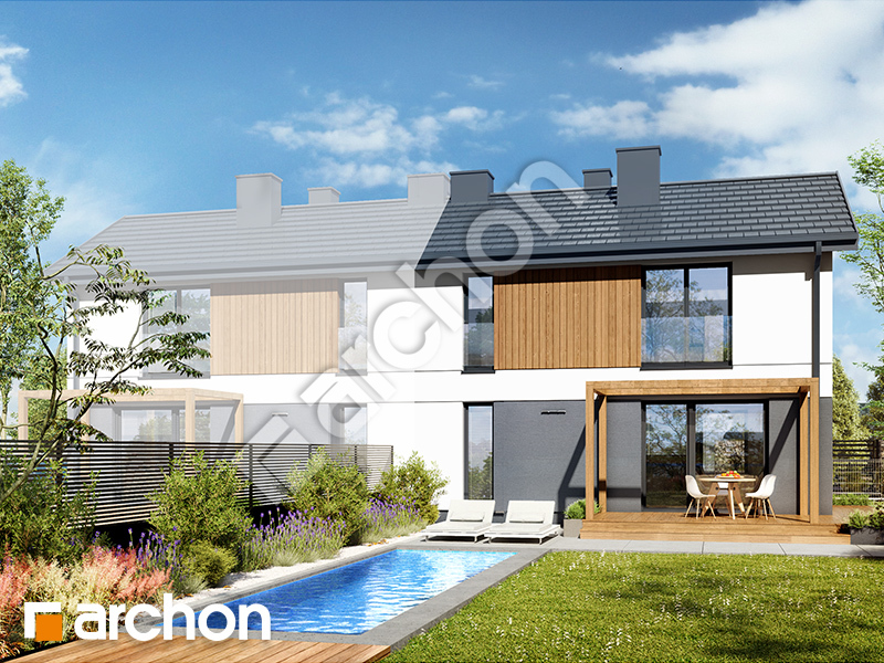 Dom w everniach 4 (B) ver.2 - wizualizacja 2