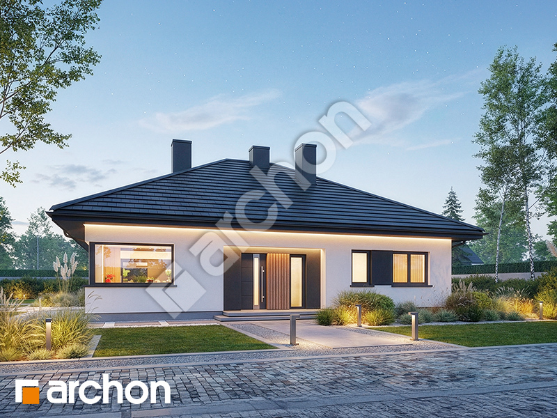 Dom w przebiśniegach 29 - wizualizacja 2