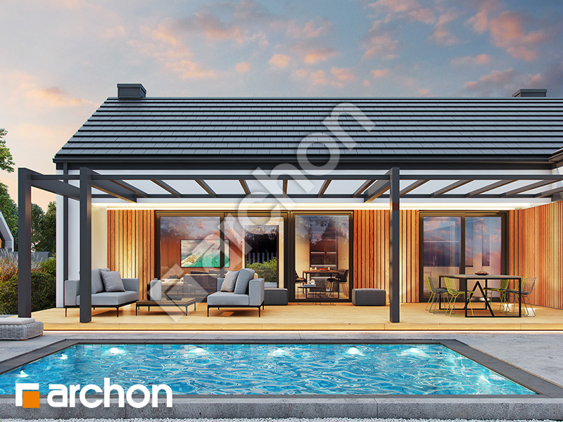 Dom w dracenach 5 (GE) - wizualizacja 2