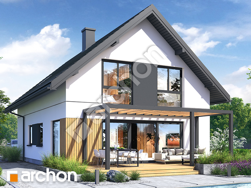 Dom w malinówkach 53 (G) - wizualizacja 2