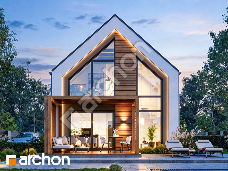 Dom w cienistkach 5 (E) OZE - wizualizacja 2