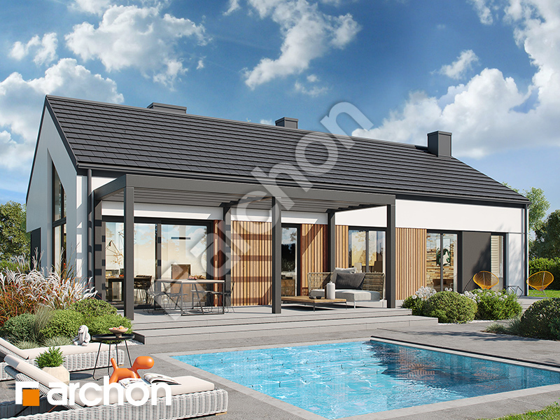 Dom w goldstarach 2 - wizualizacja 2