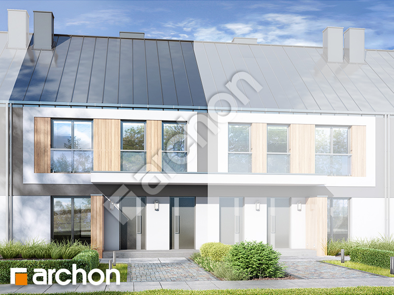 Dom przy trakcie 2 (R2SA) ver.2 - wizualizacja 1