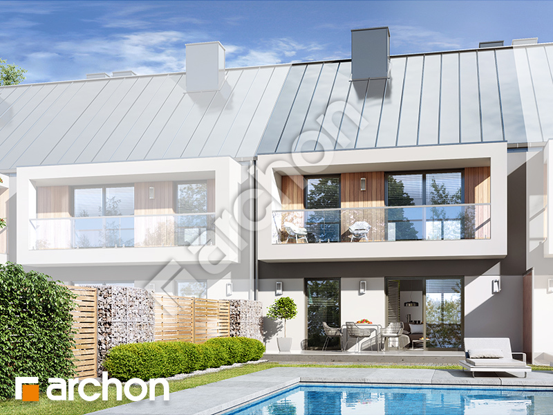 Dom przy trakcie 2 (R2SA) ver.2 - wizualizacja 2