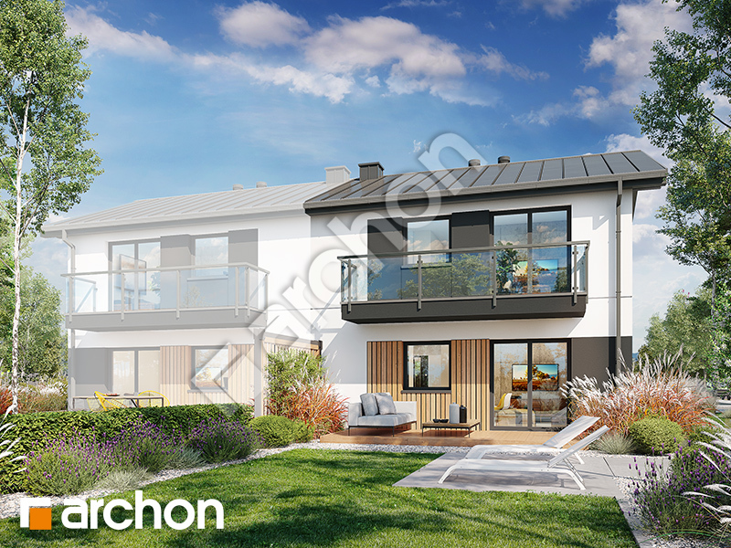 Dom w halezjach 10 (R2BE) - wizualizacja 2