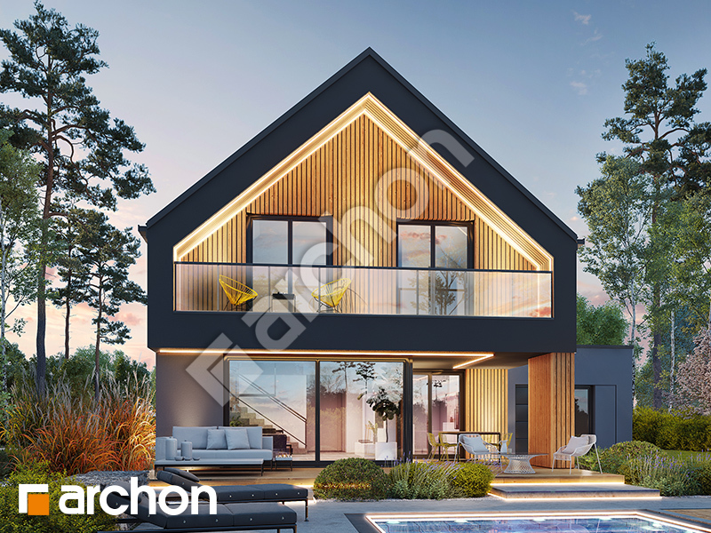 Dom w wiesiołkach 3 (GE) - wizualizacja 1