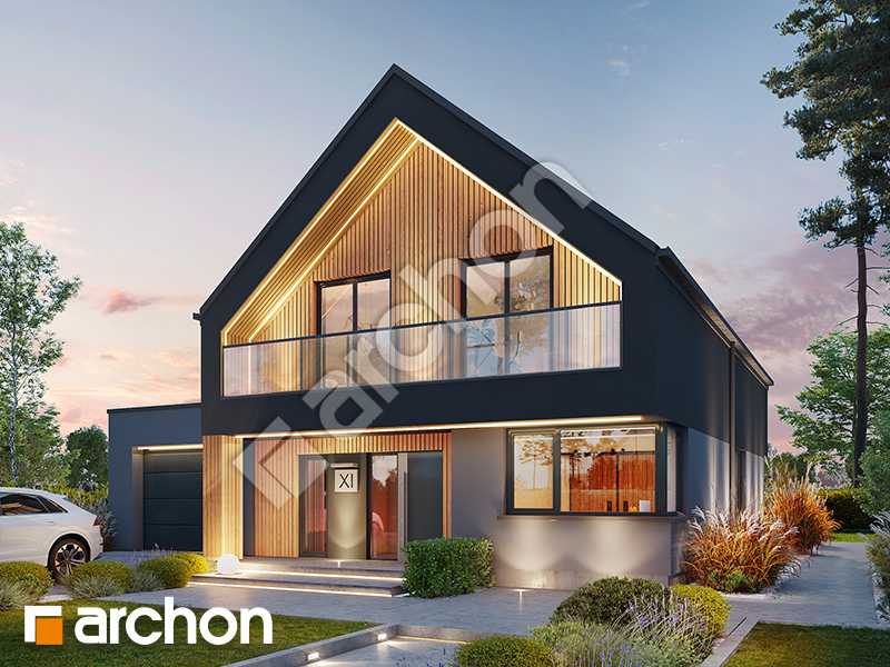 Dom w wiesiołkach 3 (GE) - wizualizacja 2