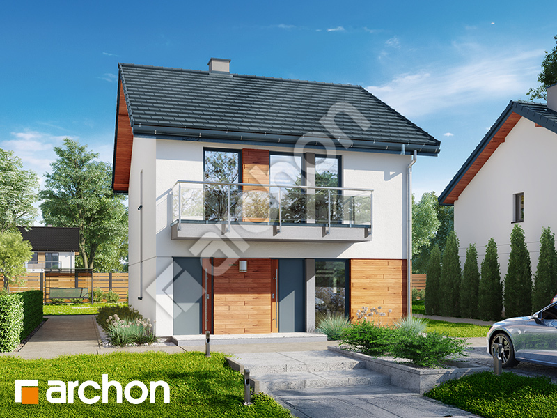 Dom w bratkach (R2E) ver.2 - wizualizacja 1