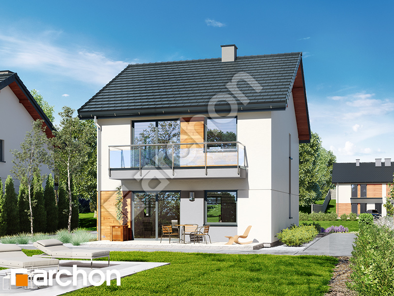 Dom w bratkach (R2E) ver.2 - wizualizacja 2