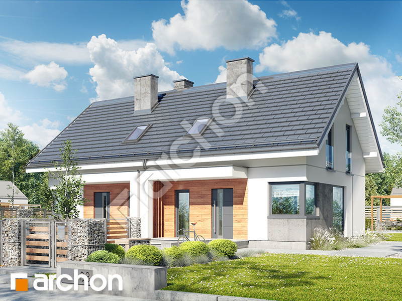 Dom w borówkach (R2N) ver.2 - wizualizacja 1