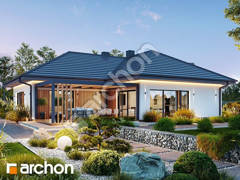 Dom w roselinach (GE) - wizualizacja 2