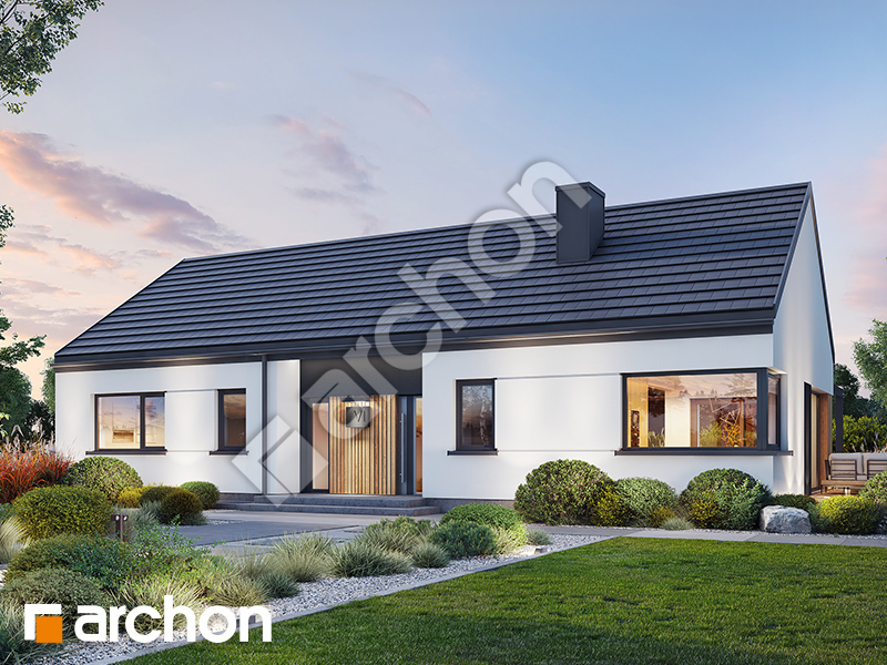 Dom w sadźcach 2 (E) - wizualizacja 2