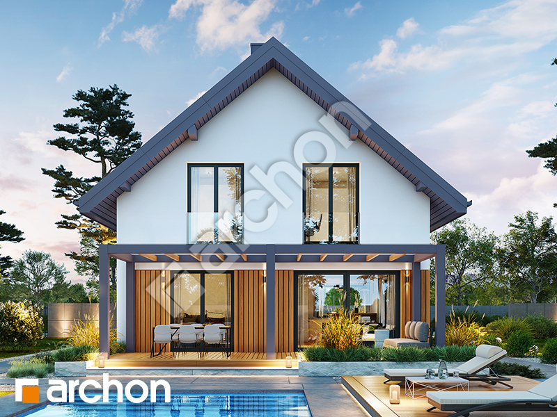 Dom w rododendronach 31 - wizualizacja 2