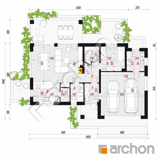 Dom w afaskach 3 (G2E) | rzut parteru