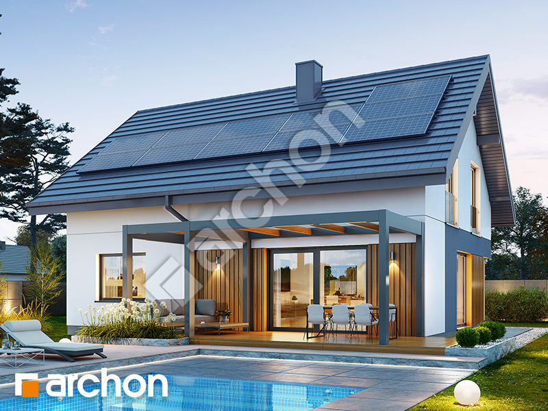 Dom w wisteriach 21 (E) OZE - wizualizacja 2