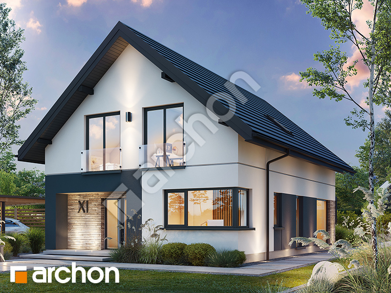 Dom w strelicjach 4 (E) - wizualizacja 1