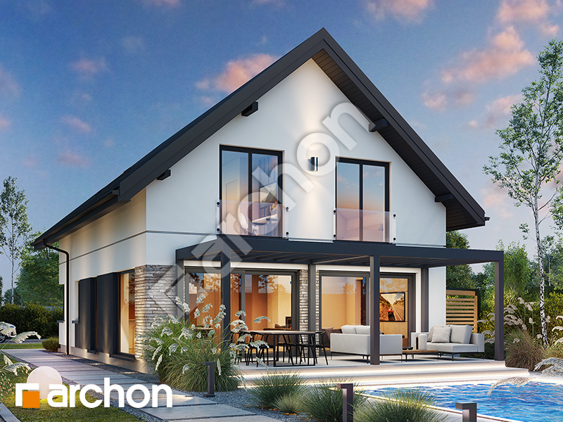 Dom w strelicjach 4 (E) - wizualizacja 2