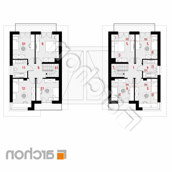 Willa Julia 16 (GR2) | rzut piętra