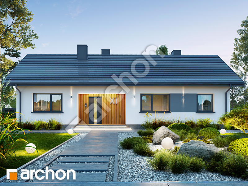 Dom w leszczynowcach 15 - wizualizacja 1