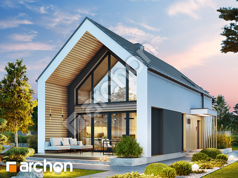 Dom w ostojach (E) - wizualizacja 1