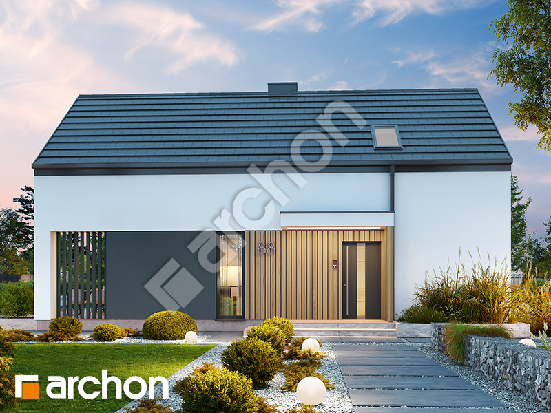 Dom w ostojach (E) - wizualizacja 2