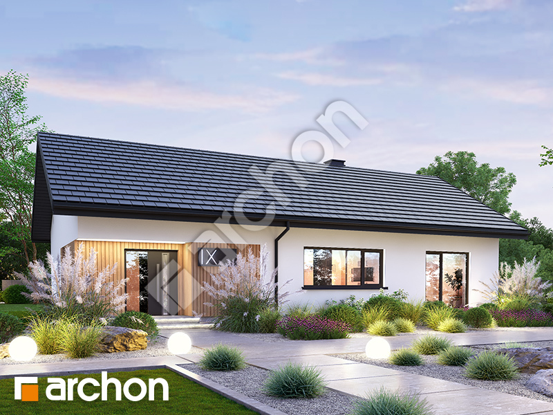 Dom w modrzewiach 10 (E) - wizualizacja 1