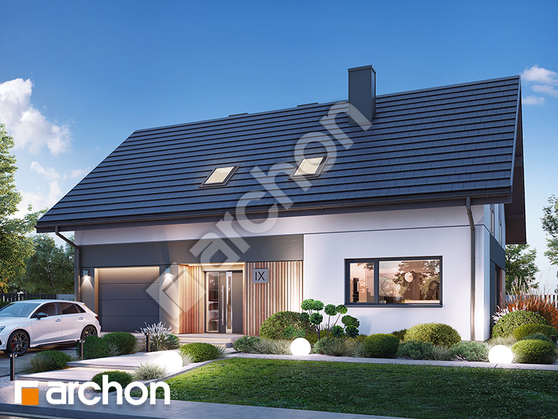 Dom w malinówkach 56 (G) - wizualizacja 1