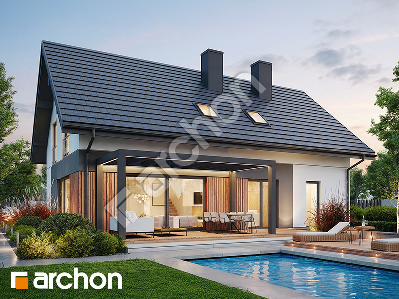 Dom w malinówkach 56 (G) - wizualizacja 2