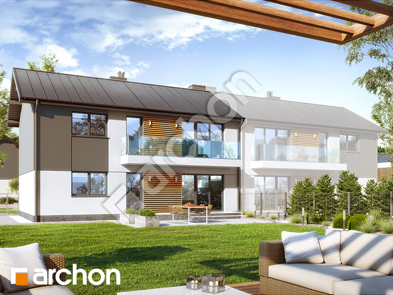 Dom w tawlinach (R2B) ver.2 - wizualizacja 2