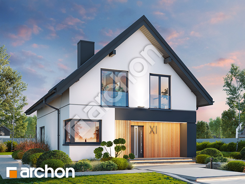 Dom w malinówkach 55 - wizualizacja 1