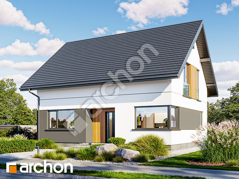 Dom w knieciach (E) - wizualizacja 1