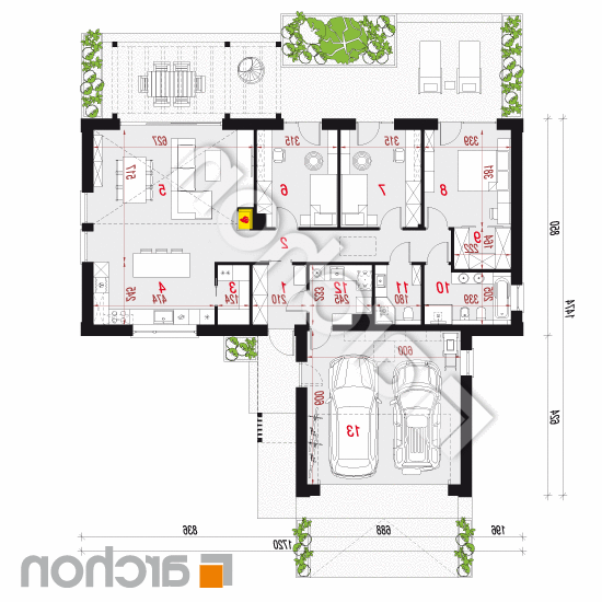 Dom w rarytasach 5 (G2E) | rzut parteru