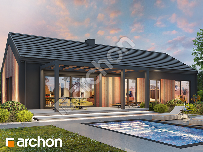 Dom w rarytasach 5 (G2E) - wizualizacja 2