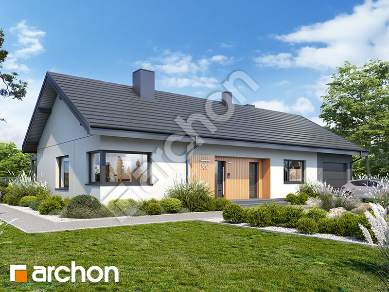 Dom w lipiennikach 6 (GM) - wizualizacja 1