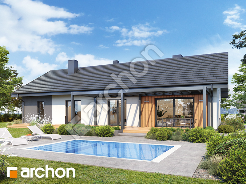 Dom w lipiennikach 6 (GM) - wizualizacja 2