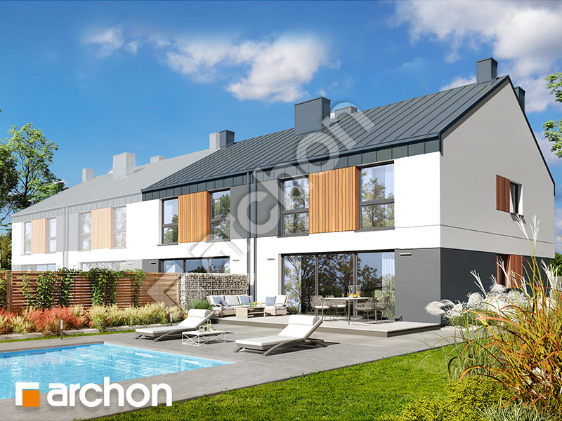 Dom w narcyzach 6 (R2BA) - wizualizacja 2