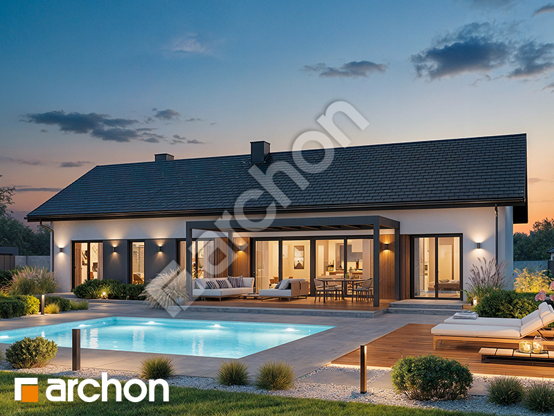 Dom pod krzewuszką 2 (G2E) - wizualizacja 1