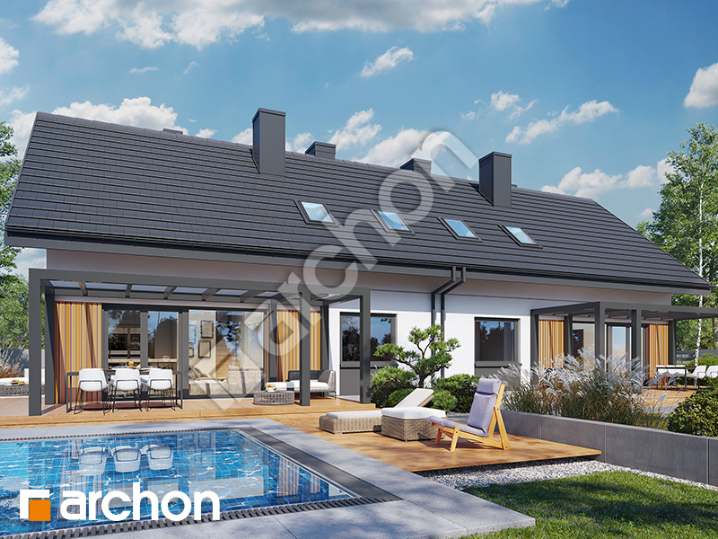 Dom w malinówkach 11 (R2) - wizualizacja 2