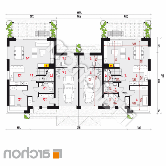 Willa Julia 19 (GR2) | rzut parteru