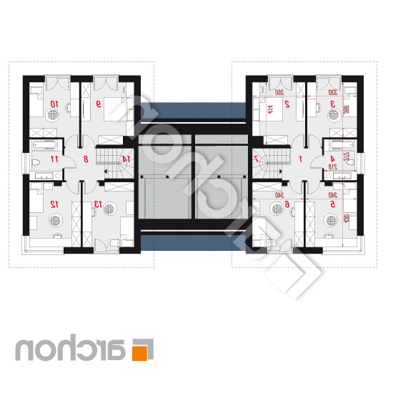 Willa Julia 19 (GR2) | rzut piętra