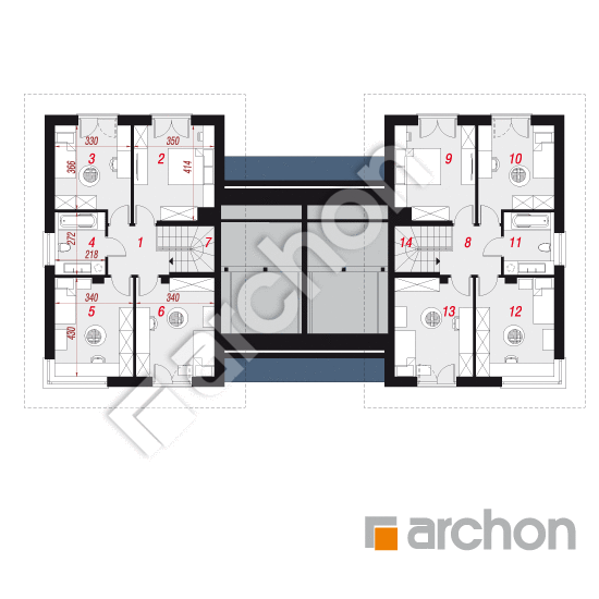 Willa Julia 19 (GR2) | rzut piętra