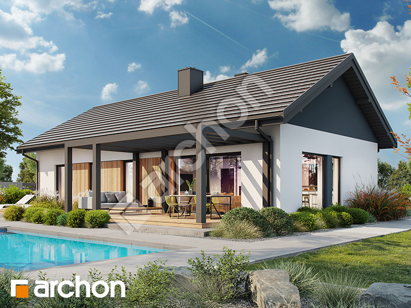 Dom w kruszczykach 30 - wizualizacja 1