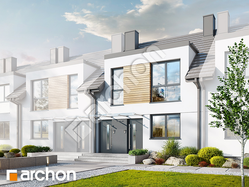 Dom w bratkach 23 (R2S) ver.2 - wizualizacja 1