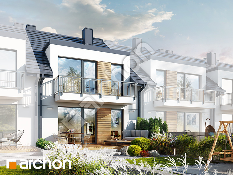 Dom w bratkach 23 (R2S) ver.2 - wizualizacja 2