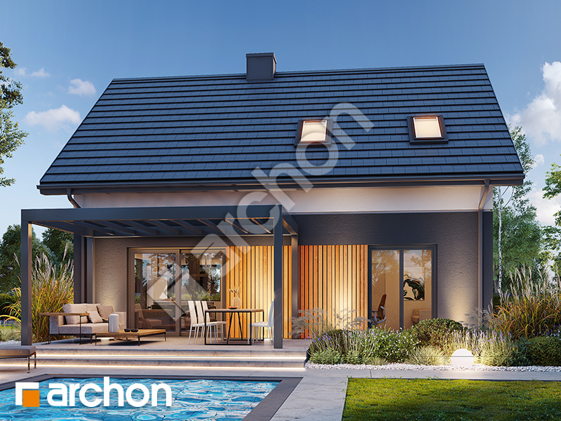 Dom w nieszpułkach - wizualizacja 2