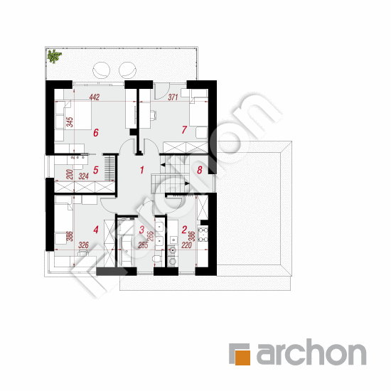 Willa Gracja (GE) | rzut piętra