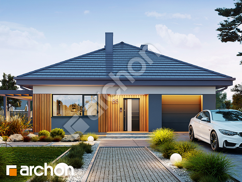 Dom w cieszyniankach 17 (GA) - wizualizacja 1